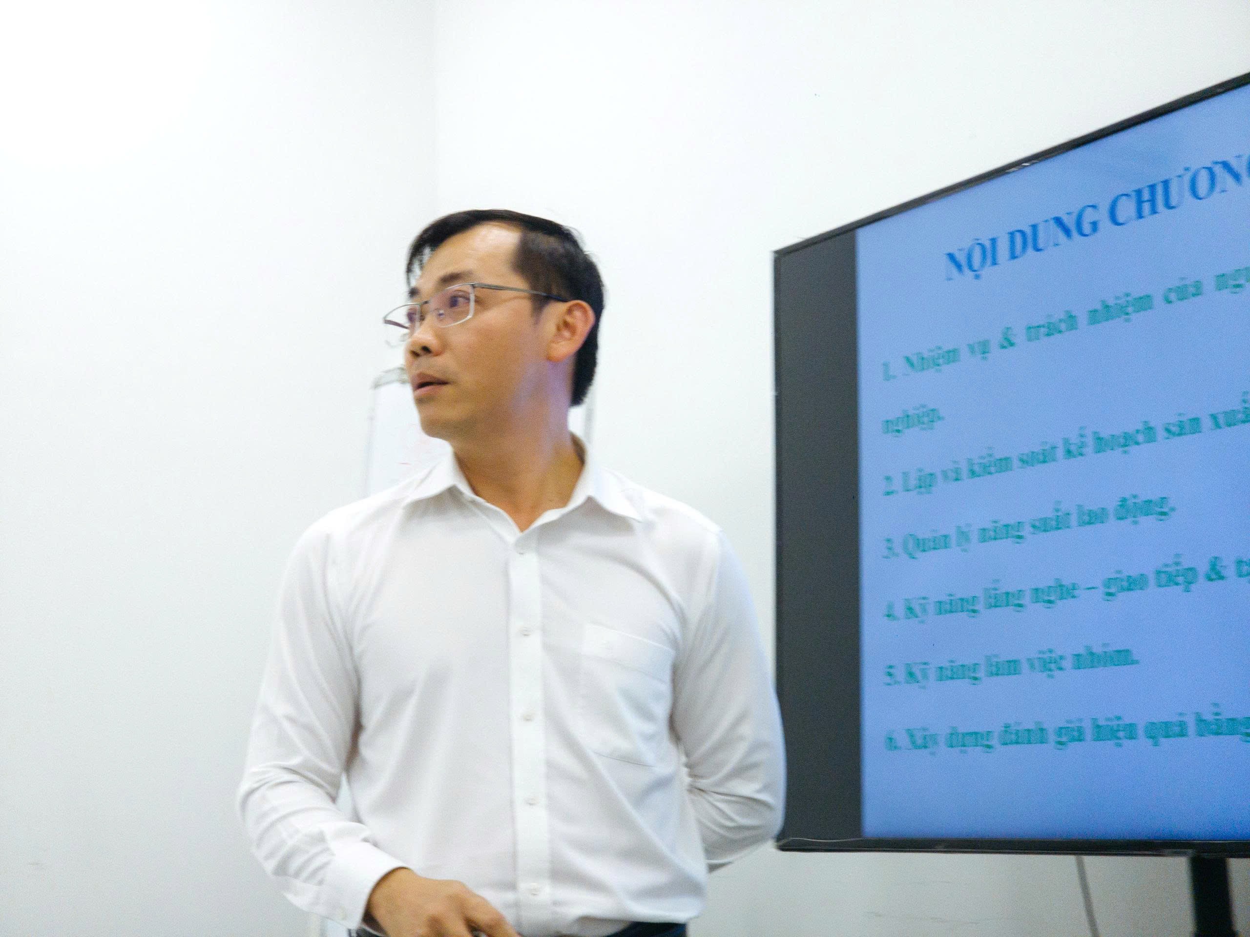 ThS. Nguyễn Đức Nhân đào tạo chuyên đề “Kỹ năng Quản lý Sản xuất”