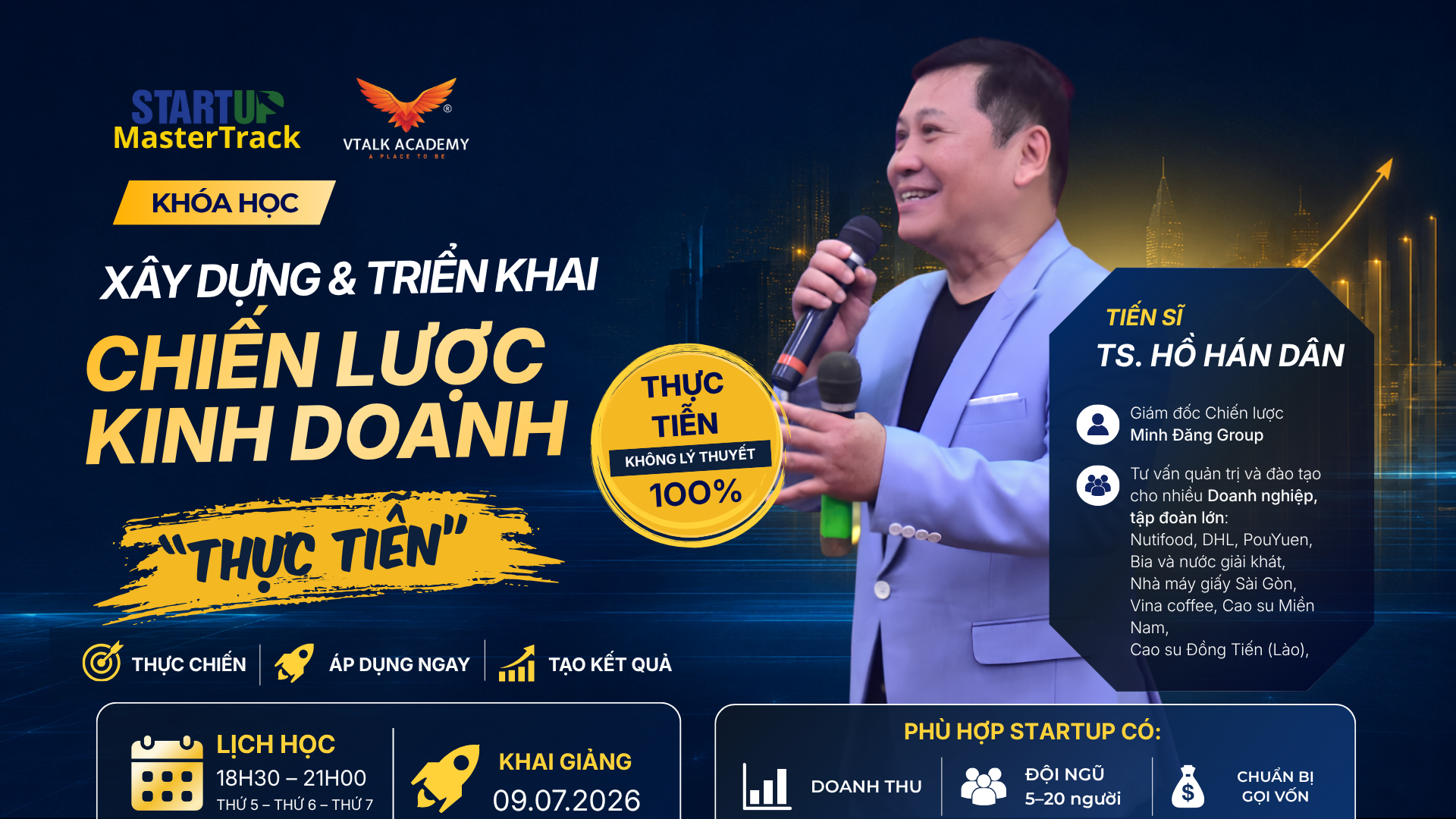 Chương trình đào tạo Startup MasterTrack