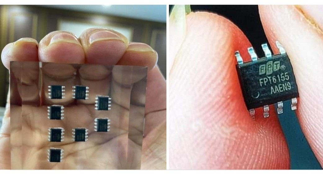 Logo FPT đã gắn bản quyền lên con chip IoT Y tế