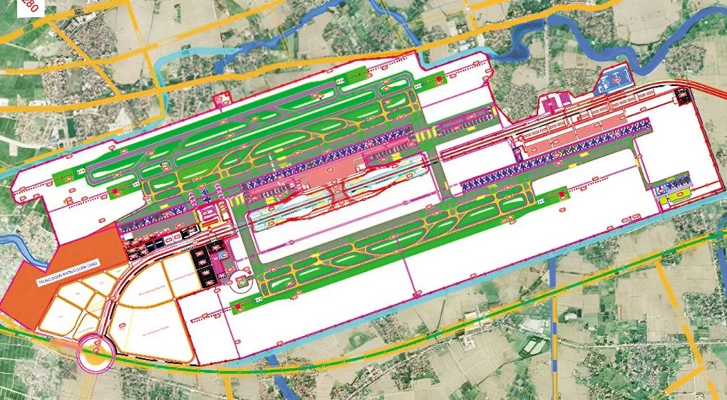 Coteccons tham gia làm Dự án Cảng hàng không quốc tế Gia Bình