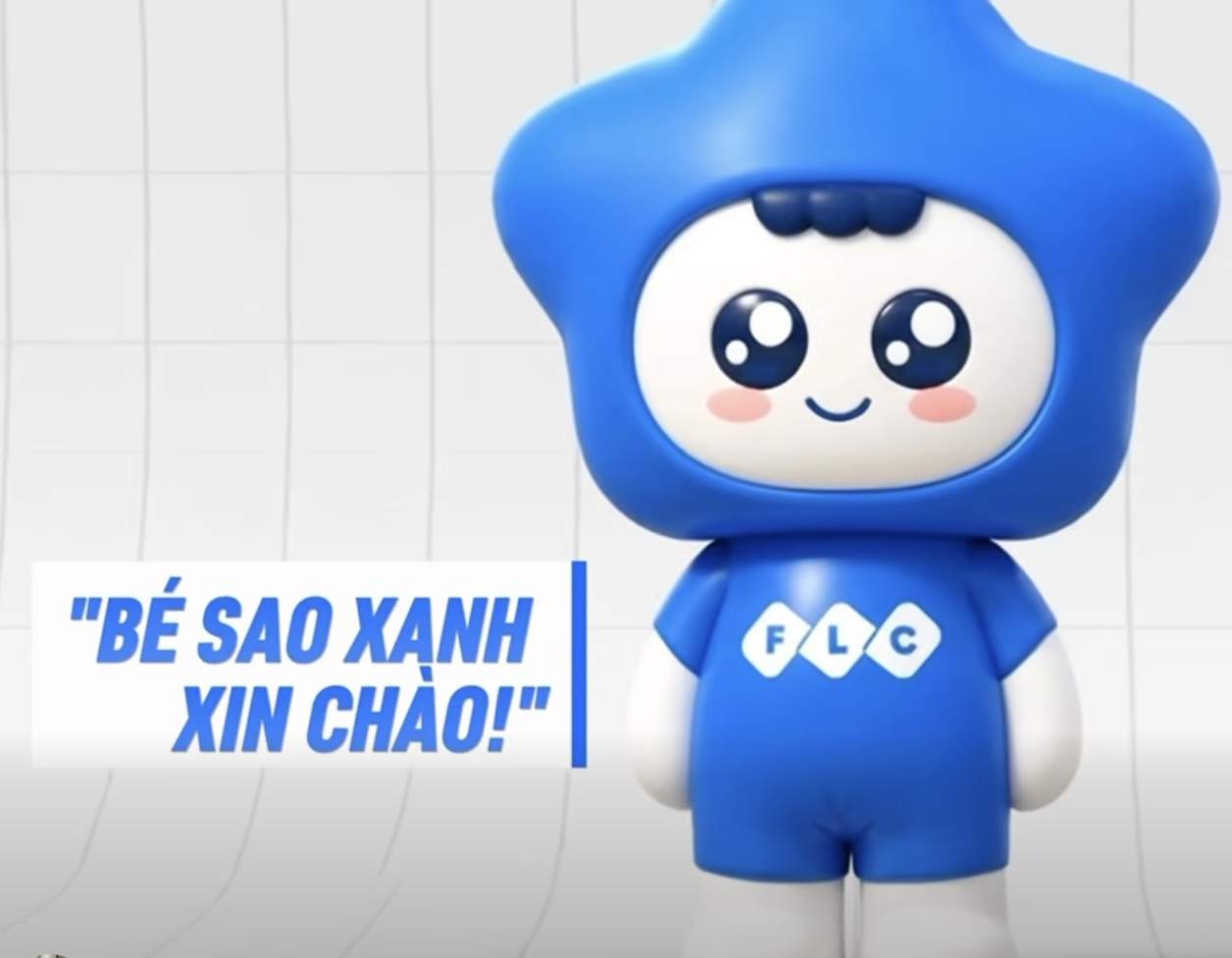 Sau nhiều biến động, ông Trịnh Văn Quyết bất ngờ công bố linh vật mới của FLC: Bé Sao Xanh