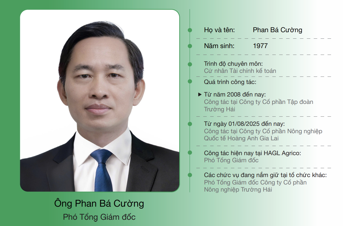 HAGL Agrico biến động nhân sự: Sau Kế toán trưởng, thêm một lãnh đạo cấp cao xin từ nhiệm