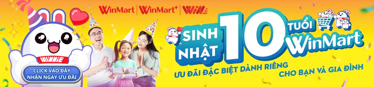 Sinh nhật 10 tuổi Winmart