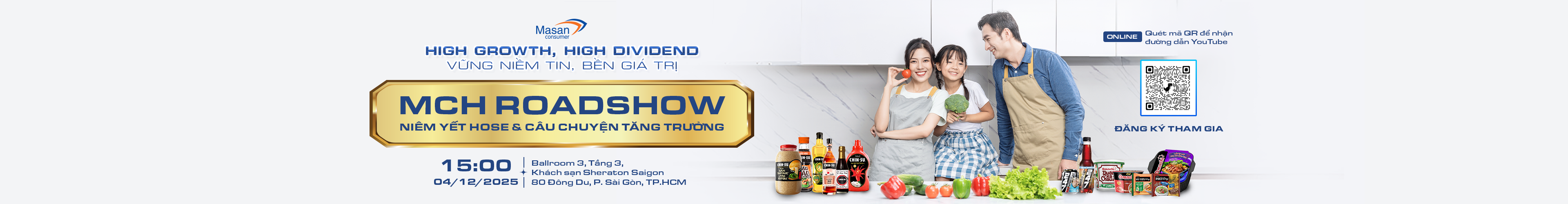 Masan niêm yết Hose & Câu chuyện tăng trường