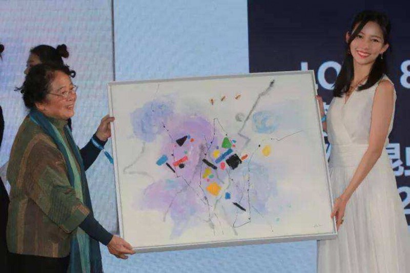 Xie Qirun is passionate about art. Photo: Sohu