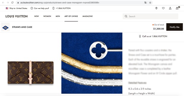 Louis Vuitton vừa ra mắt bộ ống hút hơn 30 triệu đồng đã lập tức cháy hàng - Ảnh 4.