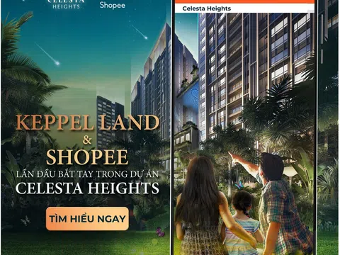 Keppel Land và Shopee lần đầu tiên bắt tay hợp tác cho dự án Celesta Heights