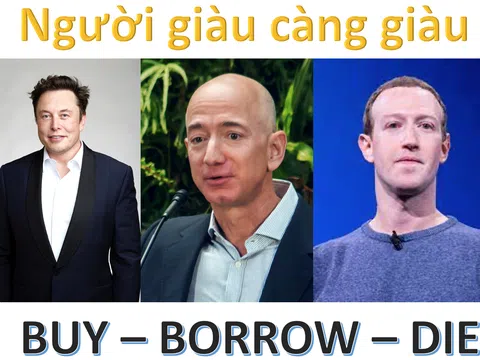 BUY – BORROW – DIE. Cách mà những tỷ phú Mỹ giàu ngày càng giàu, nhưng lại đóng thuế ít và nợ nhiều