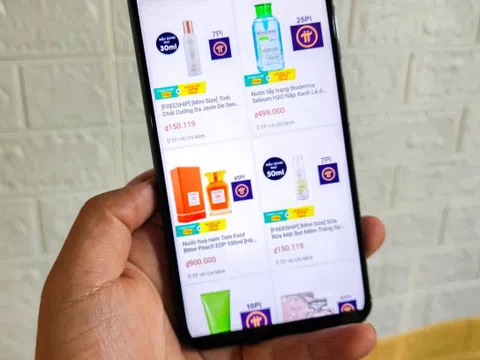 Một gian hàng trên Shopee niêm yết giá hàng hóa bằng tiền ảo Pi và đã có 107 đơn được đặt thành công