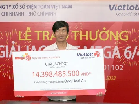 Bất ngờ: Một người trúng Vietlott không đeo mặt nạ khi nhận giải