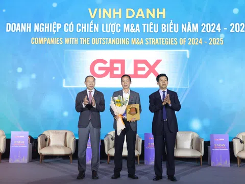 GELEX vinh dự là Doanh nghiệp có chiến lược M&A tiêu biểu 2024 - 2025
