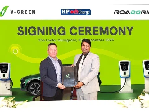 V-Green “đánh thẳng” thị trường Ấn Độ: Bắt tay ông lớn bản địa phủ trạm sạc nhanh toàn quốc