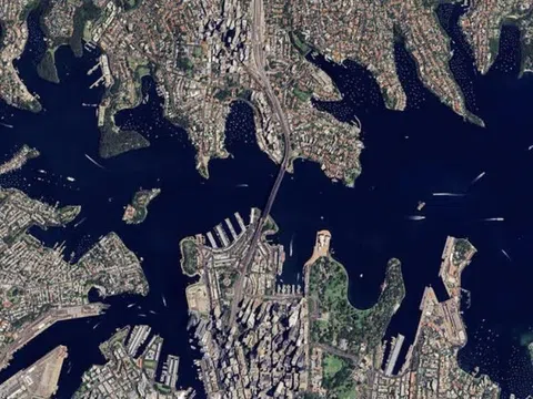 Sydney - Australia nhìn từ góc độ vệ tinh