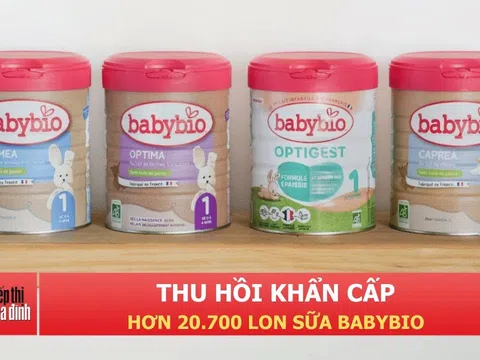 Sữa Babybio bị thu hồi vì nguy cơ nhiễm độc: DN nào đang phân phối tại Việt Nam?
