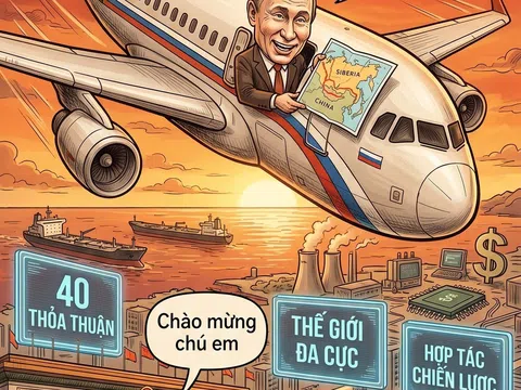 Ông Putin đang bay qua thăm ông Tập và chuẩn bị ký tận 40 thỏa thuận siêu to khổng lồ chỉ trong hai ngày?