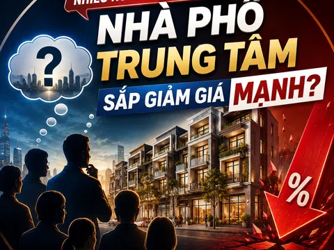 Nhiều người đang nghĩ: Nhà phố Trung tâm sắp giảm giá mạnh?