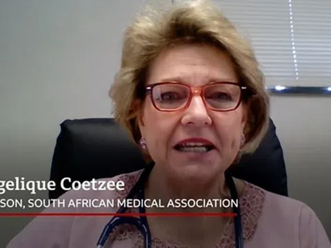 Chủ tịch Hiệp hội Y khoa Nam Phi: Biến chủng Omicron chỉ gây các triệu chứng nhẹ