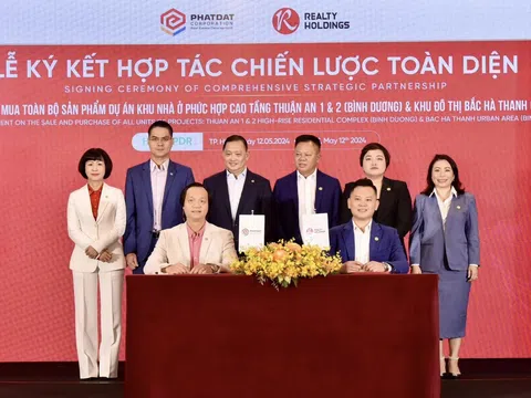 Bất động sản Phát Đạt bán sỉ 7.300 sản phẩm thuộc 2 dự án ở Bình Dương và Bình Định cho Realty Holdings